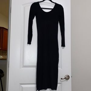 Amuse Society Midi bodycon ribbed dress